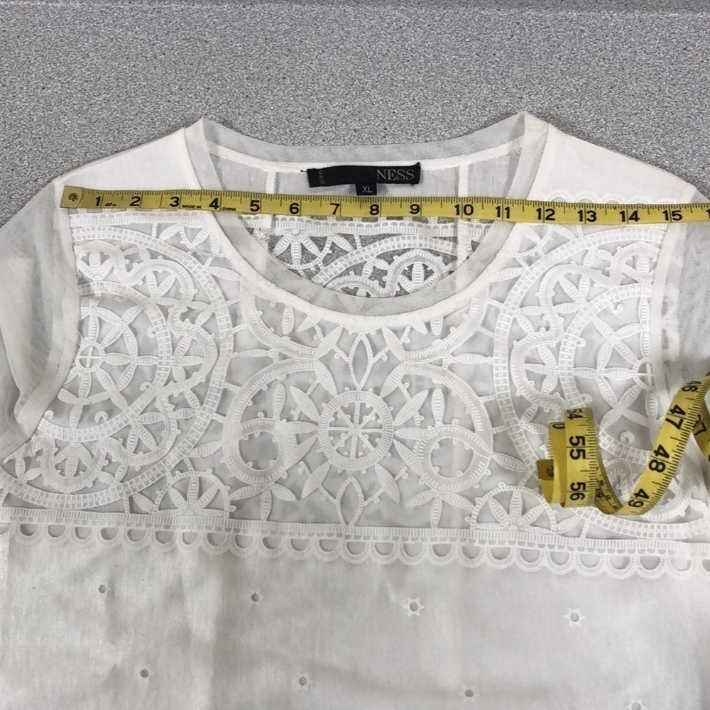 Ness Blouse with shear inserts - Picture 8 of 12